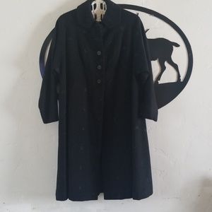Vintage 1950s batwing swing coat